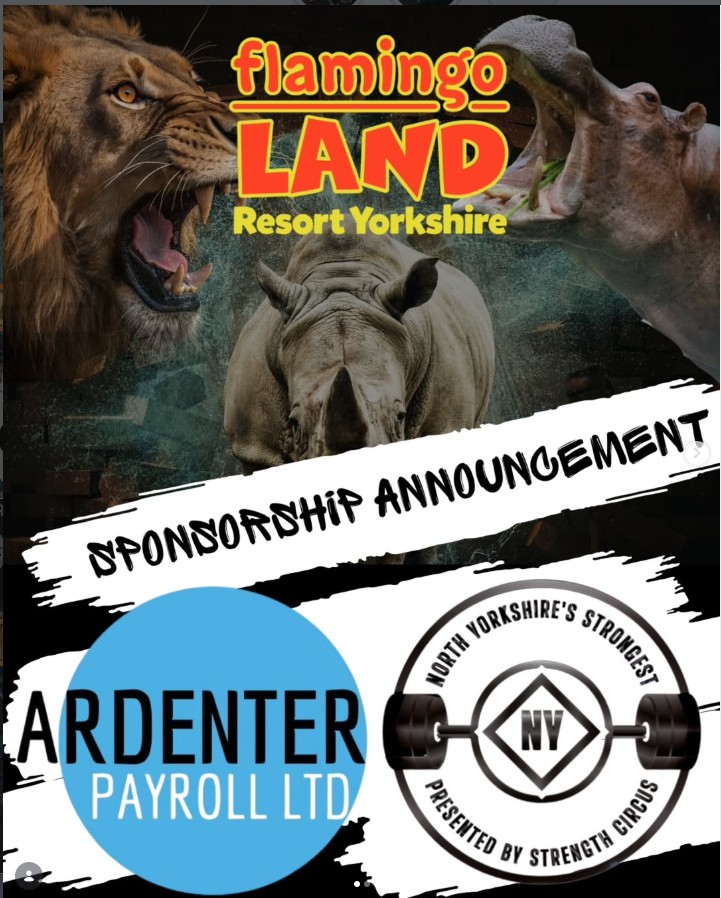 Ardenter Payroll backs North Yorkshire’s Strongest – Weekend of Strength at Flamingo Land